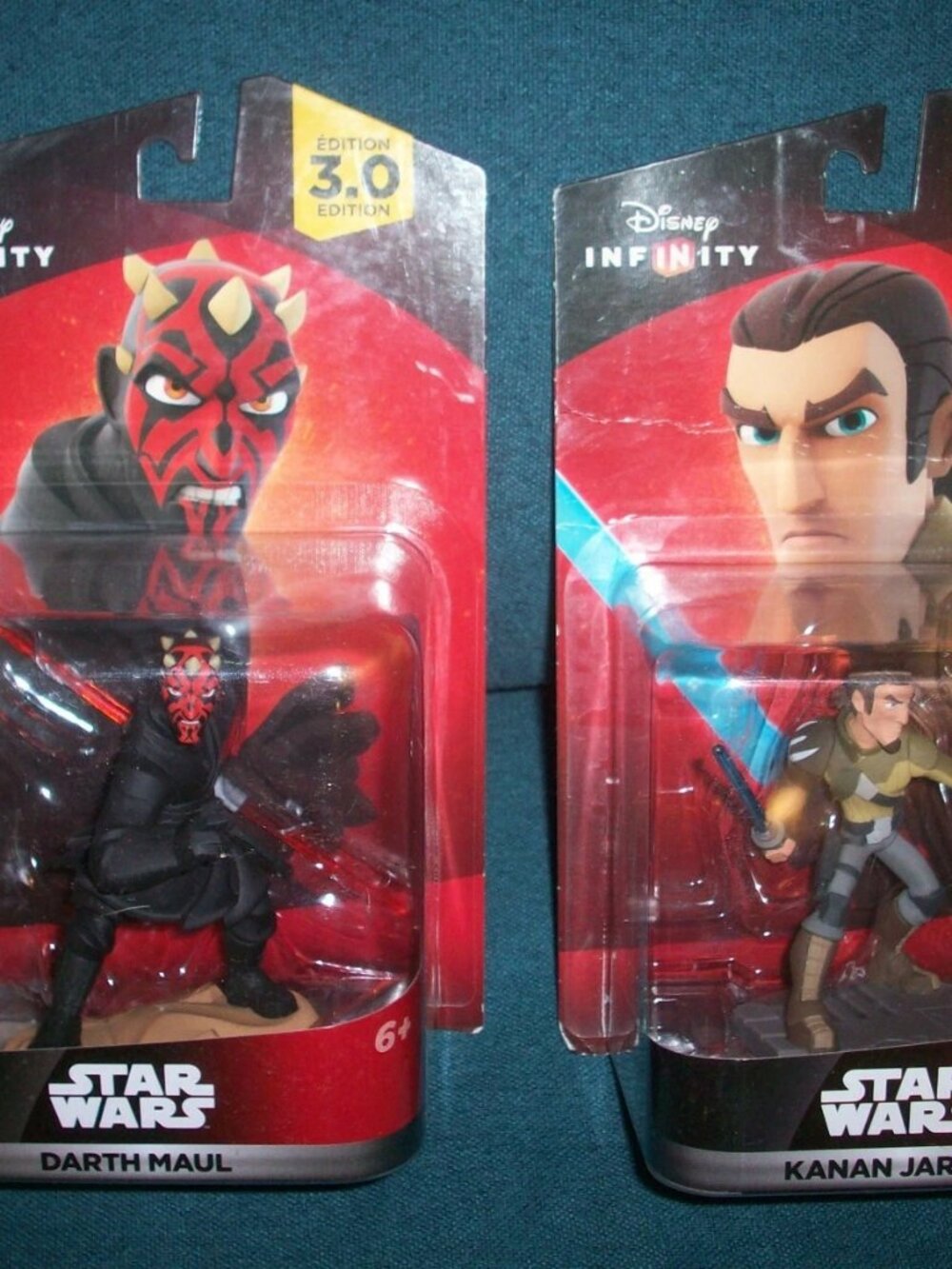 New Kanan Jarrus & Darth Maul Infinity Star Wars 3.0 Figure Lot Xbox 1 PS 4